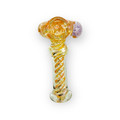  PINK GLASS TUBE HANDPIPE 5" (HP100501) - 2CT BAG 