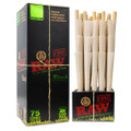  RAW ORGANIC HEMP BLACK KING SIZE CONES - 75CT 