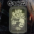 G-ROLLZ - CHEECH & CHONG HIGH ROLLERS MEDIUM TIN TRAY 17.5 X 27.5 CM