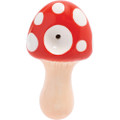  WACKY BOWLZ - 3.5" MUSHROOM CERAMIC PIPE - 1CT 