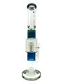  METRIX HONEYCOMB DESIGN DUAL PERC WATERPIPE 17" 