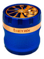  METRIX DOUAL COLOR SPINNER ON TOP 63MM 4 LAYERS GRINDER - DISPLAY OF 6CT 