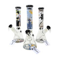  G-ROLLZ BANKSY'S KISSING COPPERS BEAKER BONG 11.5" 