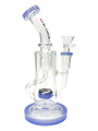  METRIX SWIRL DISC PERC MINI RECYCLER WATERPIPE 7.5" 