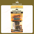 KING PALM 3/PK CONES 1 1/4 SIZE - CANTALOUPE - 15CT DISPLAY