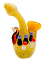 HAND ART MUSHROOM WATERPIPE 7"