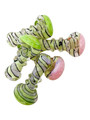 TRIPLE COLOR TWISTED LINES HANDPIPE 3.5" - 5CT BAG