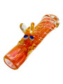 INSIDE GOLDEN FUMED INSECT ON TOP GLASS CHILLUM 3" - 10CT BAG