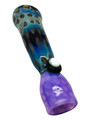 SLIME MOUTH DOTTED GLASS CHILLUM 3" - 10CT BAG