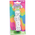 3.5IN STACKED DICE CERAMIC PIPE - WACKY BOWLZ