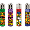 48CT. FLOWER POWER HIPPIE CLIPPER LIGHTERS