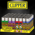 48CT. FLOWER POWER HIPPIE CLIPPER LIGHTERS