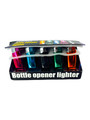 TECHNO TORCH BOTTLE OPENER LIGHTER MIX COLOR - 25CT DISPLAY