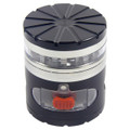 5 PART GRINDER WITH TRANSPARENT GRINDING COMPARTMENT AND SIDE DRAWER 63MM - 6CT