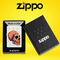 ZIPPO - CYBER SKULL DESIGN LIGHTER - 1CT