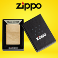 ZIPPO - CANNABIS GOLD DESIGN LIGHTER - 1CT