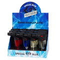 BERNIE DOUBLE PLASTIC SPECIAL BLUE LIGHTER DISPLAY - 12CT