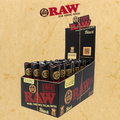 RAW BLACK PRE ROLL SLOW BURNING CONES KING SIZE 3PK - 32CT DISPLAY