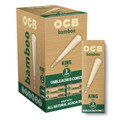 OCB 109MM KING CONES 3PK - 24CT DISPLAY