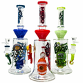 BIIGO BY LOOKAH - MOUTH FULL OF EYE PERC TENTACLE VISION WATERPIPE 12.5"