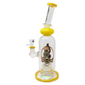 BIIGO BY LOOKAH - SPOOKTACULAR DIABOLIC STARE PERC WATERPIPE 12.5"