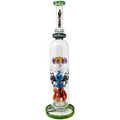 BIIGO BY LOOKAH - DUO CREEPGAZE & TENTAFUN PERC WATERPIPE 15.5" (GT055)