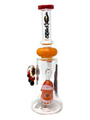 BIIGO BY LOOKAH - BELL BOTTOM MONSTER EYE PERC & PENDANT WATERPIPE 12"