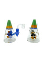 METRIX CONE WITH DUCK WATERPIPE ASSORTED COLOR 6"