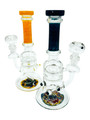 METRIX SWIRL BASE WATERPIPE ASSORTED COLOR 9"