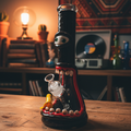 KAPOW DOUBLE EYEBALL MONSTER BEAKER WATERPIPE 14"