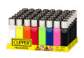 CLIPPER LIGHTERS CP22 SOLID COLOR - DISPLAY OF 48