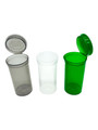 13D POP TOP 50ML PLASTIC BOTTLES ASSORTED COLOR - DISPLAY OF 100
