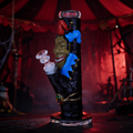 GLOW IN THE DARK CLOWN HEAVY STRAIGHT WATERPIPE 9"