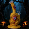 GLOW IN THE DARK EYES MONSTER HEAVY WATERPIPE 8"