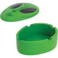 FUJIMA GREEN ALIEN COVERED ASHTRAY