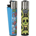 CLIPPER CP11 BACK TO SKULLS 2 LIGHTERS - DISPLAY OF 48