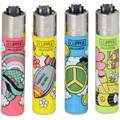 CLIPPER CP22 HIPPIE ARMY LIGHTERS - DISPLAY OF 48