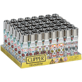 CLIPPER CP11 MEXICAN SKULLS #6 LIGHTERS - DISPLAY OF 48