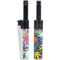 CLIPPER MINI TUBE LEAVES LIGHTERS - DISPLAY OF 24