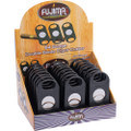 FUJIMA DOUBLE BLADE CIGAR CUTTER LARGE (64 GAUGE) - DISPLAY OF 24
