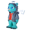 HOODED CRITTER FIGURE GLASS WATERPIPE 7"