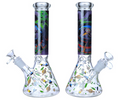 RICK N MORTY BEAKER GLASS WATERPIPE 10"