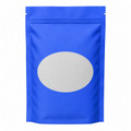 PLAIN MYLAR WITH WINDOW SMELL PROOF BAGS 3.5G - BAG OF 50 COUNT