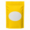 PLAIN MYLAR WITH WINDOW SMELL PROOF BAGS 3.5G - BAG OF 50 COUNT