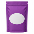 PLAIN MYLAR WITH WINDOW SMELL PROOF BAGS 3.5G - BAG OF 50 COUNT