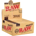RAW CLASSIC PHATTY SIZE ROLLING PAPERS 32-PACK - DISPLAY OF 24