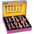 KUSHRX 4.3" TRIPPY PRINT GLASS HAND PIPES - DISPLAY OF 12