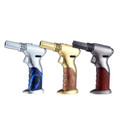 TAZ WOODEN GRIP TORCH LIGHTER - DISPLAY OF 4 (TAZ-1041)