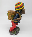  LARGE HAPPY JAMAICAN MAN WITH BASKET ASHTRAY 16" (LT156) 