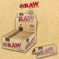 RAW CLASSIC ARTESANO KING SIZE SLIM PAPERS WITH TRAY AND TIPS - 15CT